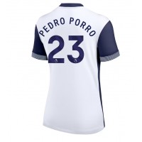 Stroje piłkarskie Tottenham Hotspur Pedro Porro #23 Koszulka Podstawowej dla damskie 2024-25 Krótki Rękaw